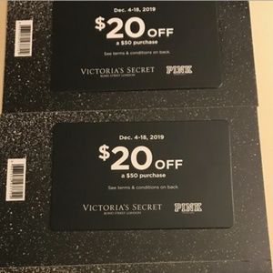Victoria's Secret Reward Cards-$40 off $100